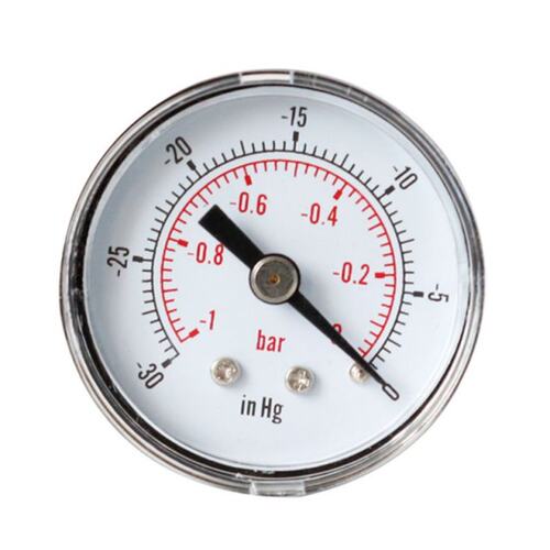 Vacuum Pressure Gauge for Air Fuel Oil Water 40mm 0/30Hg &am - 图0