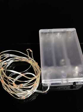 2M 5M 10M Led String Lights Battery Operated Sliver Wire Fai