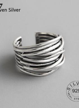 Real 925 sterling silver finger rings for women vintage