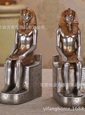 欧式风格 树脂工艺品 家居饰品 埃及人物摆件书立婚庆 创意礼品