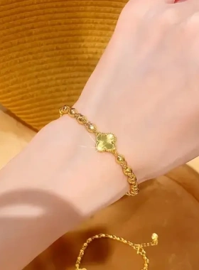 珠珠四叶草珠子手链饰品手串手饰053