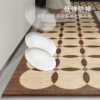 Kitchen water- and oil-absorbing floor mats, no-wash thickened floor mats