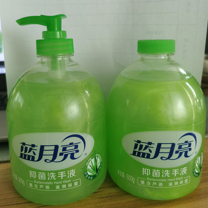 蓝月亮抑菌洗手液500g瓶装芦荟去油去腥家用囤货滋润保湿消毒儿童,淘宝优惠券,粉丝福利购,淘宝优惠卷