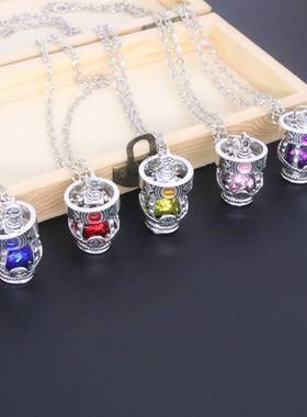 动漫周边魔法少女小圆灵魂宝石项链灵核指环套装二次元COS饰品