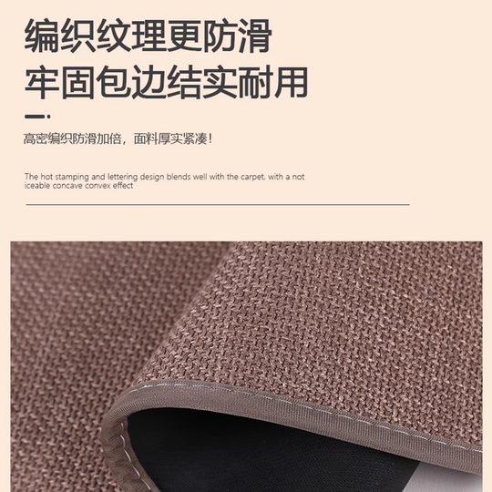 卡通腊肠狗浴室防滑垫厕所门口吸水速干擦脚地毯椭圆卫生间地垫子