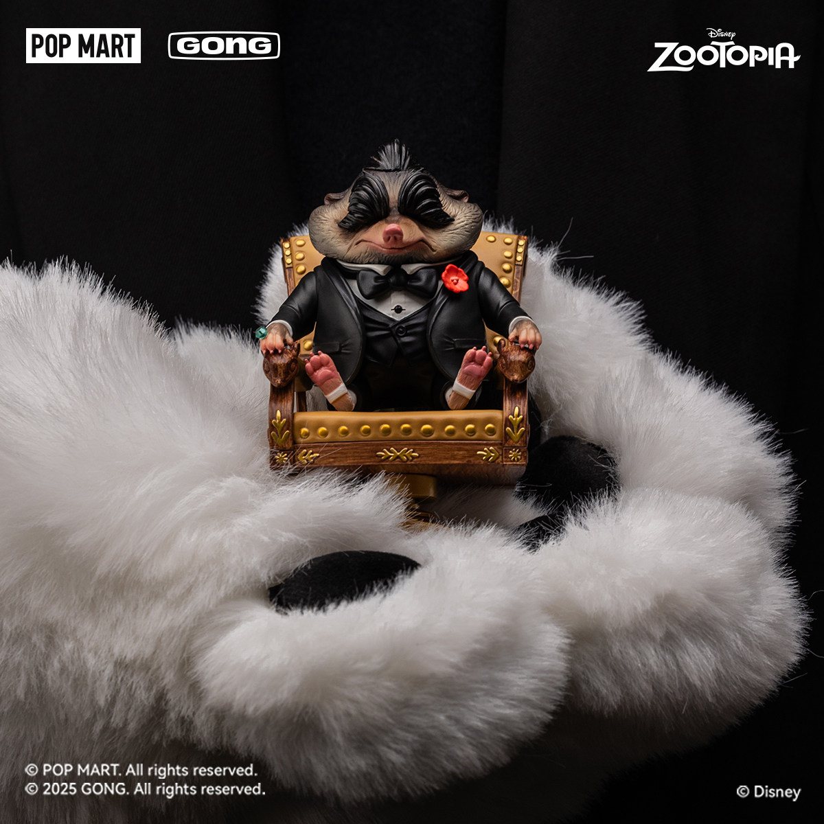 共鸣GONG 疯狂动物城MR.BIG大先生可动人偶 疯狂动物城可动人偶,淘宝优惠券,粉丝福利购,淘宝优惠卷