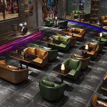 Net red wine bar Single sofa table and chairs Composition Music clear bar Leisure talks Coffee hall Western Dining Milk Tea Shop cassette