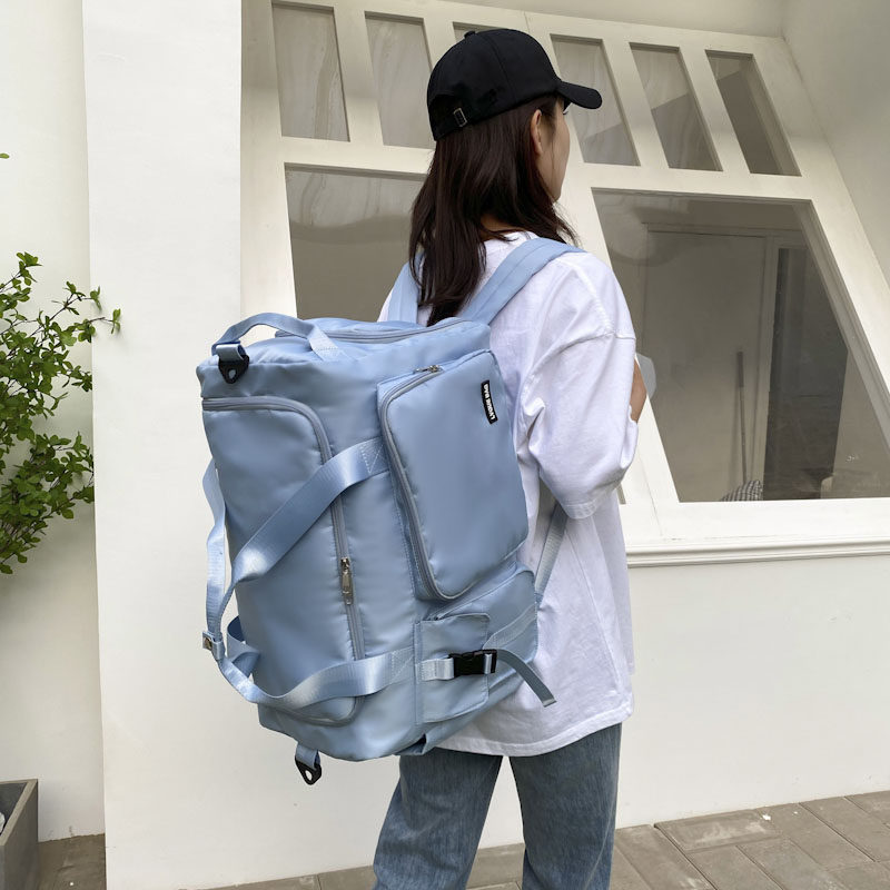 大容量旅行包女运动训练健身包手提双肩两用包行李袋旅游户外背包,淘宝优惠券,粉丝福利购,淘宝优惠卷