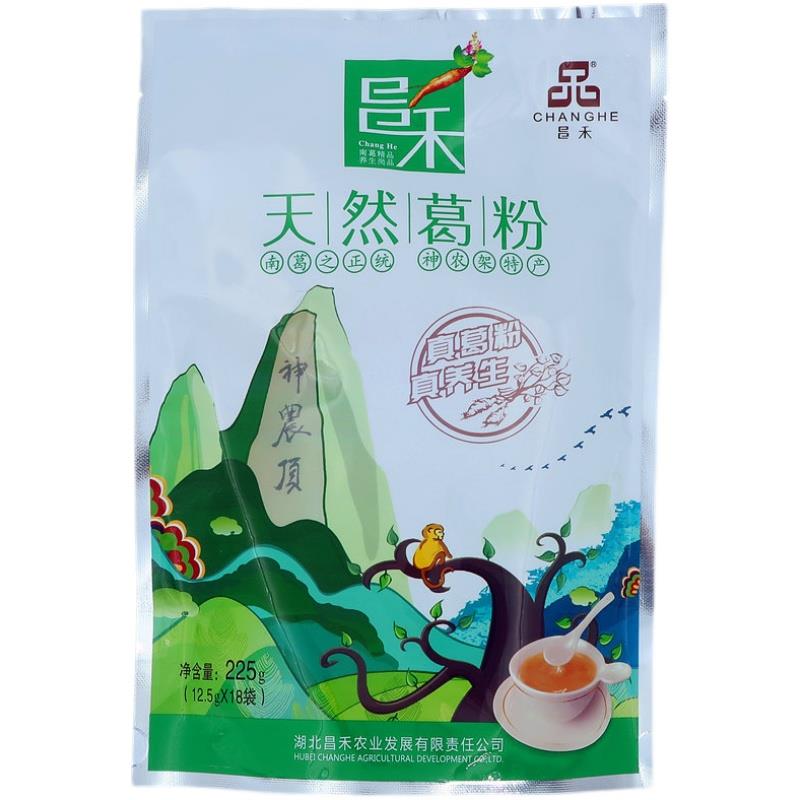 湖北宜昌神农架特产兴山昌禾天然葛粉饱腹代餐葛根粉速溶冲饮225