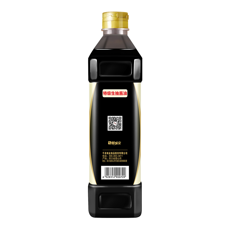千禾味极鲜特级生抽酱油1L酿造酱油炒菜凉拌调味品调料千和旗舰店