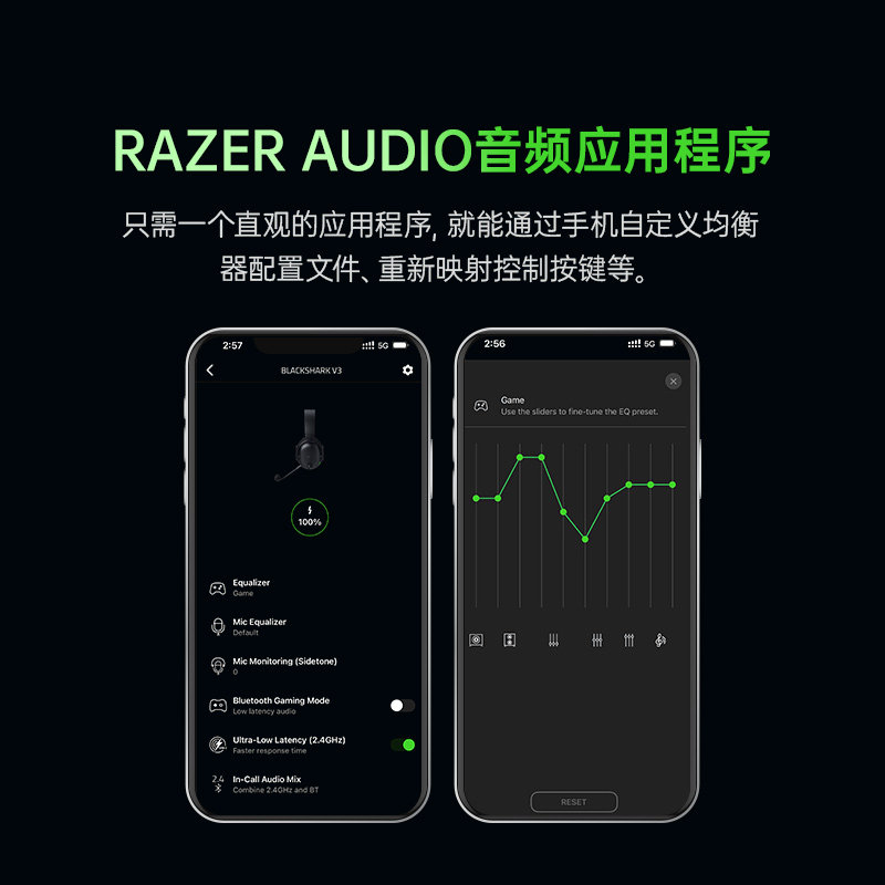 Razer雷蛇旋风黑鲨V3蓝牙无线三模THX电脑头戴式游戏耳机麦三角洲,淘宝优惠券,粉丝福利购,淘宝优惠卷