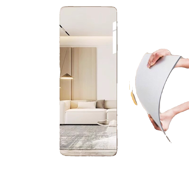 Acrylic explosion -proof soft mirror dressing mirror wall free punching self -adhesive high -definition high -definition can custom dress mirror full body mirror