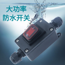 Bull Big Current Power Waterproof Switch Hand Pinch Power Button Outdoor Press Wire Boat Type Single Open Controller