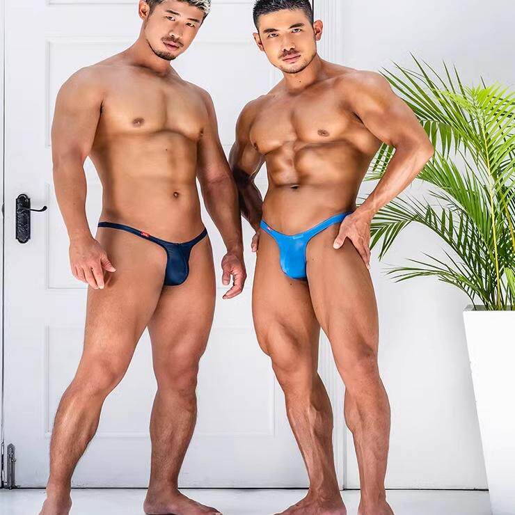 GX3越秀肌感系列U凸囊袋性感纯色丁字男士内裤1条装 - 图0