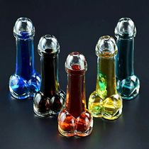 Mens Dick Penis Cocktail Glass Cup Mug Bottle Glass Hallowe