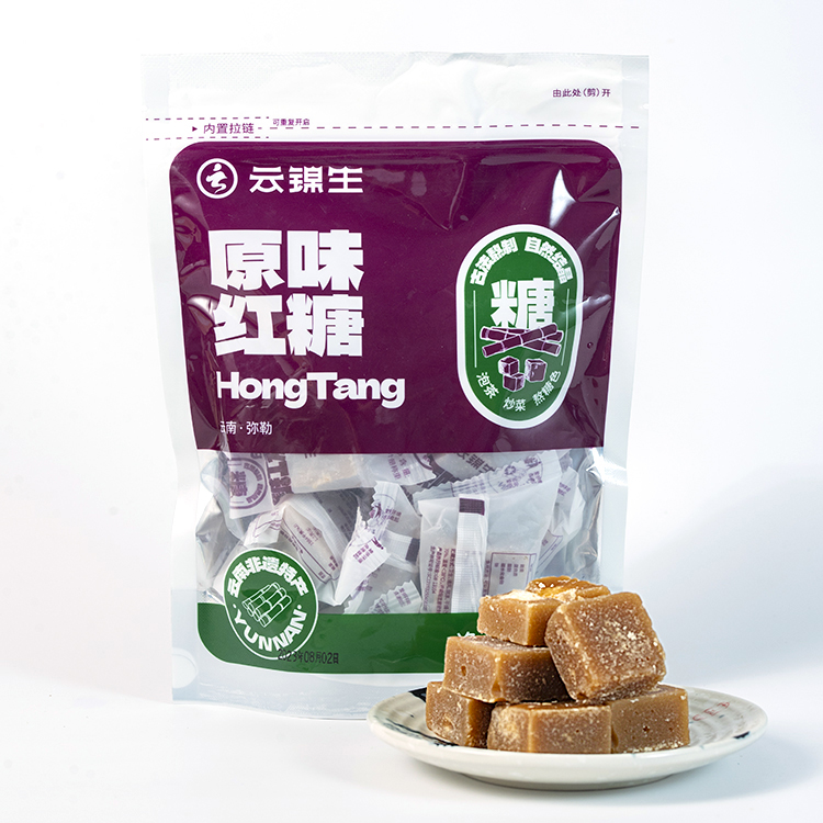 云錦生云南古法老紅糖甘蔗糖大姨媽氣血沖飲獨立小包裝精品紅糖塊_經天緯地食品專營店_糧油調味/速食/干貨/烘焙