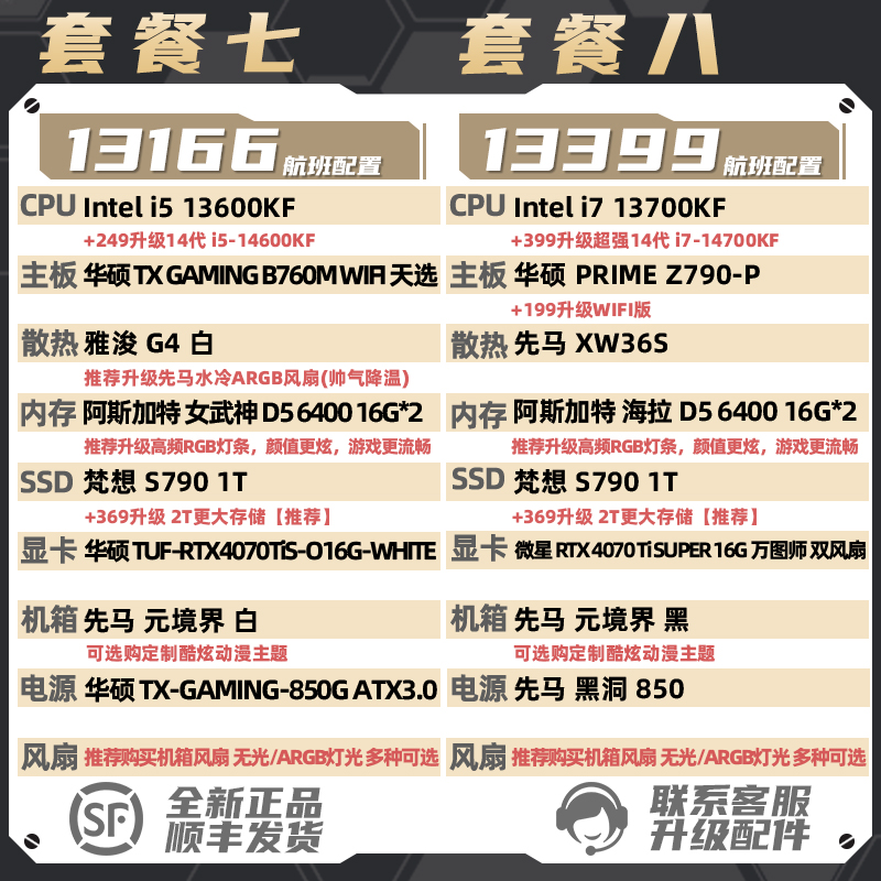 T04装机猿自营店9999航班/RTX4070TI SUPER/13600KF 13700KF电脑 - 图3