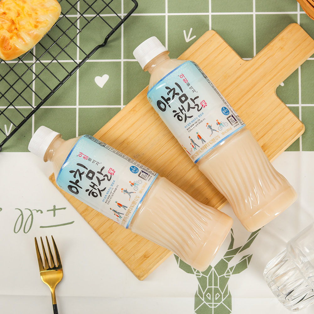 韓國進口，woongjin 熊津 糙米汁味飲料 500ml*3瓶
