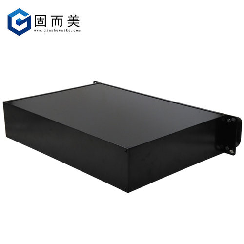 2u机箱全铝300 350MM深铝合金外壳工控服务器箱体全铝工控机箱铝 - 图1