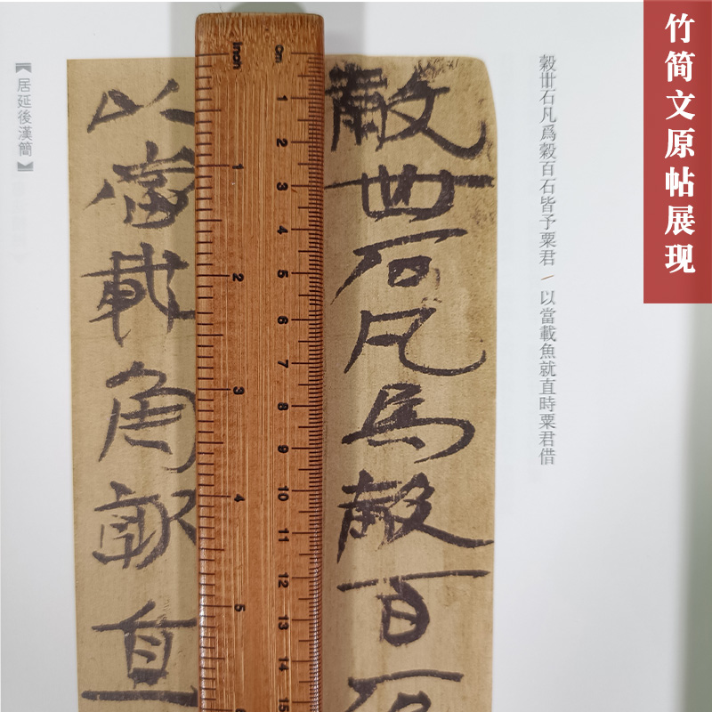 正版现货中国古代简牍书法精粹居延后汉简毛笔书法字帖临摹赏析汉简字帖毛笔古代简牍书法-图0