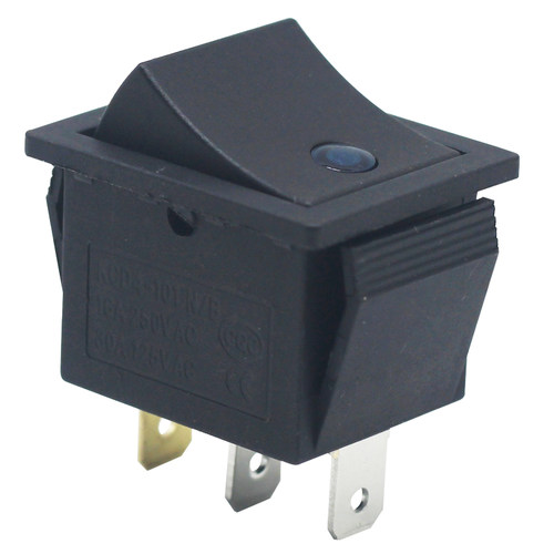 KCD4新款电锅开关通用电热锅电炒锅多用锅多用锅船型带灯按钮30A - 图3