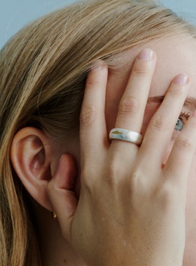 星芒守护情侣戒指韩版时尚