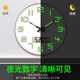 Silent luminous living room wall clock collected by 100,000 people