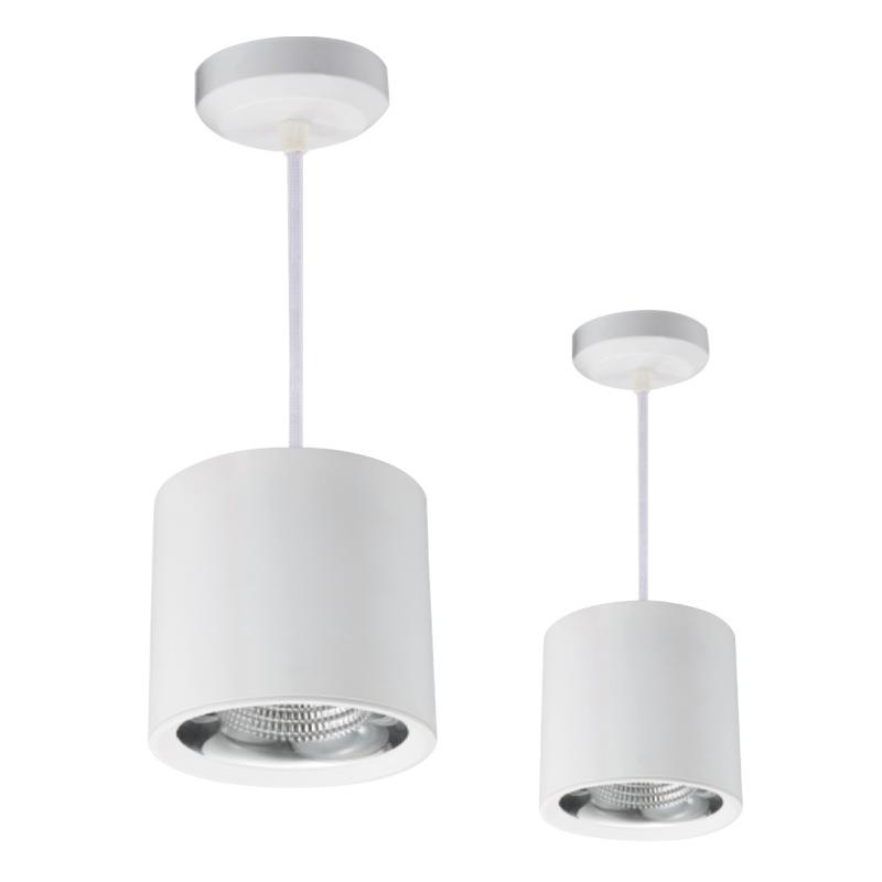 10W20W30W40W圆形明装筒灯COB防眩光压铸铝高档餐厅娱乐吊装筒灯 - 图0