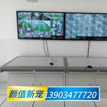 Command Center Console Platform Multimedia Computer Office Dispatch Bench Triplex Public Security Conference Desk Double United