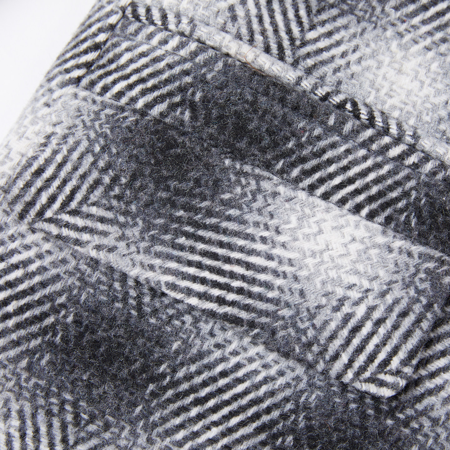 DIANAVEVINA秋冬新款黑白格纹长双面毛呢大衣女宽松保暖外套,淘宝优惠券,粉丝福利购,淘宝优惠卷