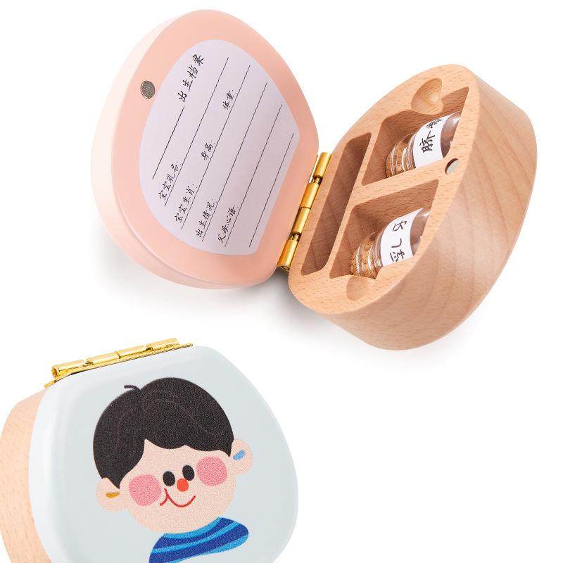 木制哺象乳牙盒男孩女孩宝宝胎发收藏盒儿童纪念品牙齿收纳盒礼物,淘宝优惠券,粉丝福利购,淘宝优惠卷