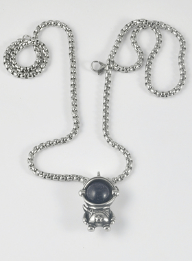 潮男吊坠项链街头嘻哈风