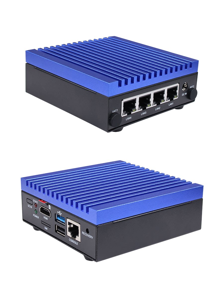 电犀牛R68s软路由双千兆口RK3568瑞芯微四核4G内存开源2.5G开发板_虎窝淘