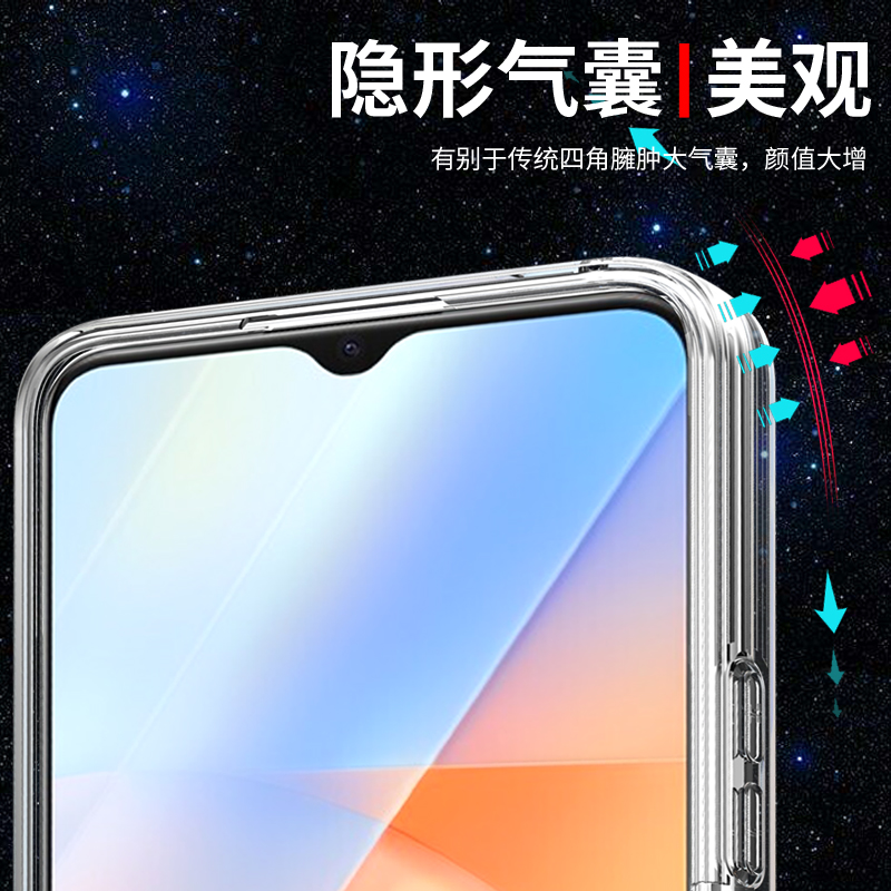 IQOOZ5X手机壳vivo iqooz5透明软壳IQOOZ3保护套新款硅胶外壳个性创意气囊防摔全包边网红潮简约指环支架-图2