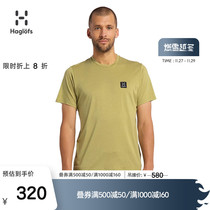 Haglofs Matchstick Outdoor Camping Hiking Short Sleeve T-shirt Men Casual 100 hitch summer 605153-2C5
