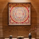 Mandala Thangka Hanging Painting Tibetan Art Bronze Painting Decorative Painting