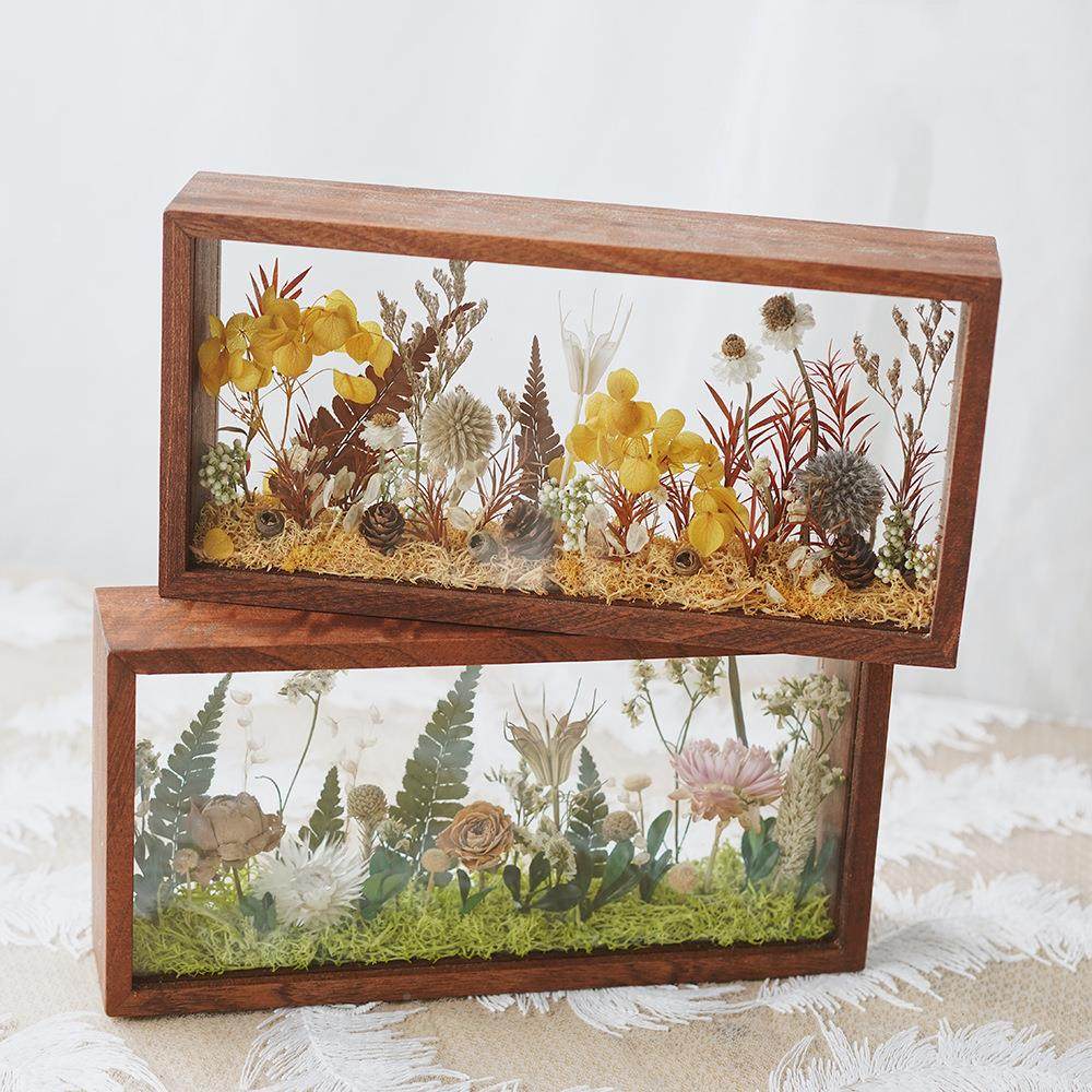 母节师节礼物iy永生花d木相框干花双面教玻璃亲AL654738中空立体,淘宝优惠券,粉丝福利购,淘宝优惠卷