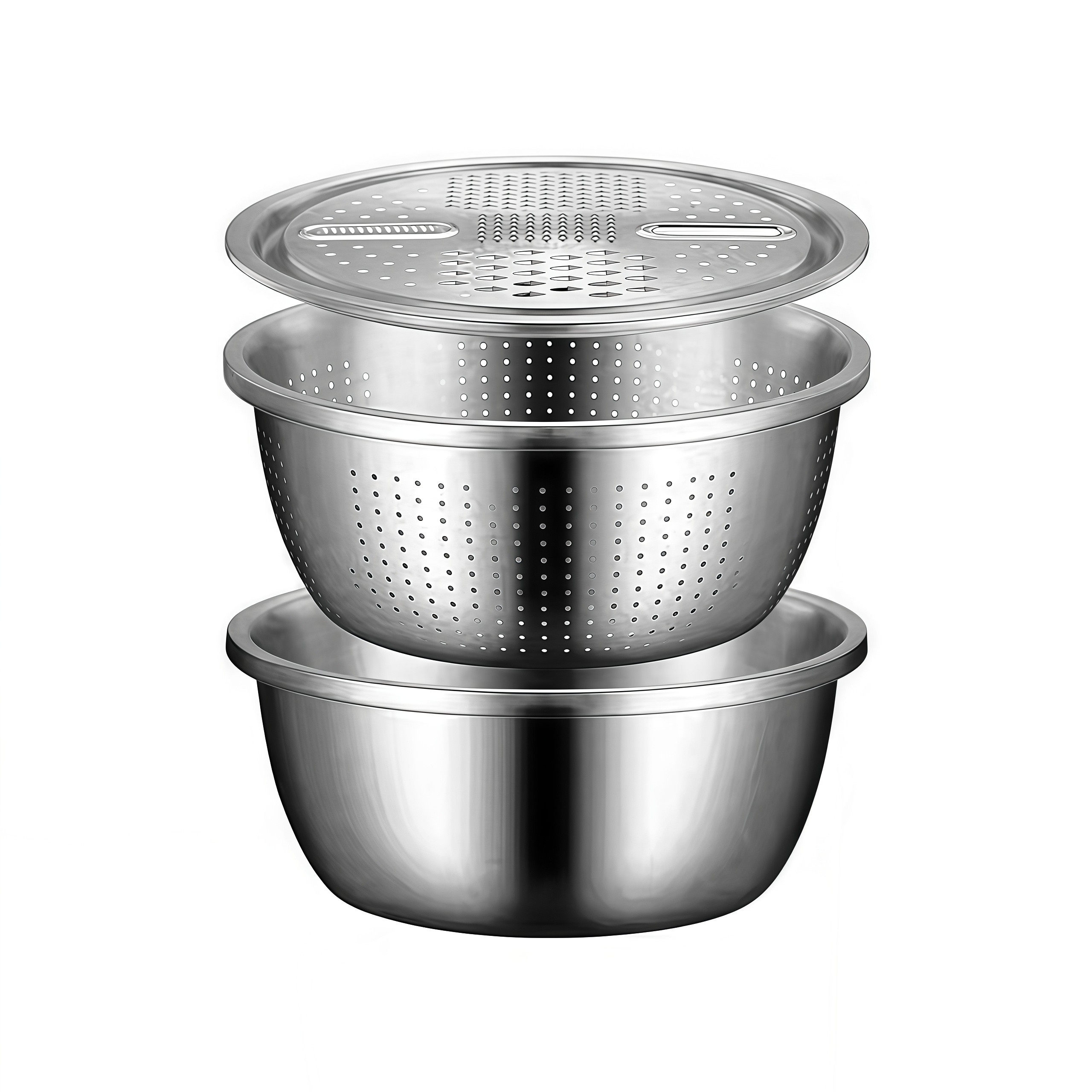 不锈钢切菜神器切片擦土豆丝擦丝器刨丝器家用洗菜盆沥水篮洗米盆,淘宝优惠券,粉丝福利购,淘宝优惠卷