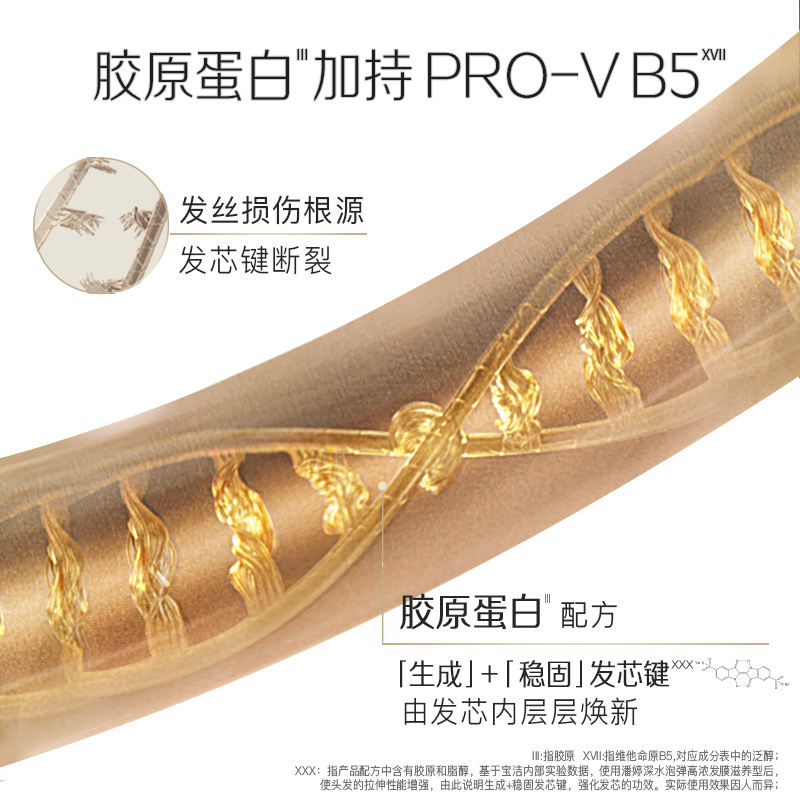 潘婷深水泡弹发膜女胶原泡弹护发干枯补水便携柔顺顺滑非护发素-图3