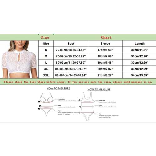 lace base shirts for women women elegant dirndl oktoberfest - 图2
