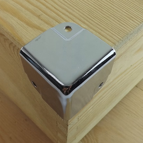 AW/安望 木箱包角三面护角航空箱音箱舞台箱防撞包条包边金属配件 - 图3