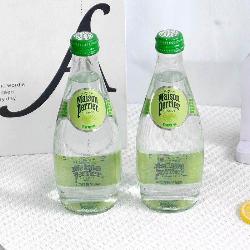 法国perrier巴黎水青柠原味苏打气泡水矿泉水330ml*4瓶果味饮料,淘宝优惠券,粉丝福利购,淘宝优惠卷