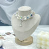 Idyllic cat special pearl necklace collar kitten wearing pet cat artifact neck collar accessory collar