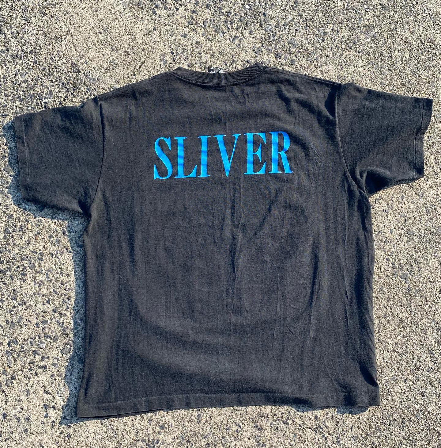 ElectronicNomad水洗大师 90年代涅槃乐队-Sliver高级感复古T恤-图1