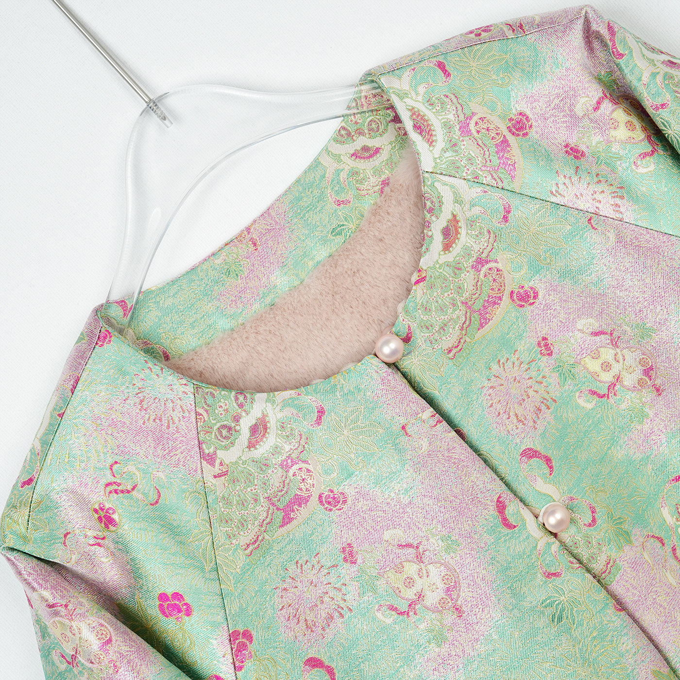 依山锦新中式宋锦100桑蚕丝外套棉服国风上衣YSW5174,淘宝优惠券,粉丝福利购,淘宝优惠卷