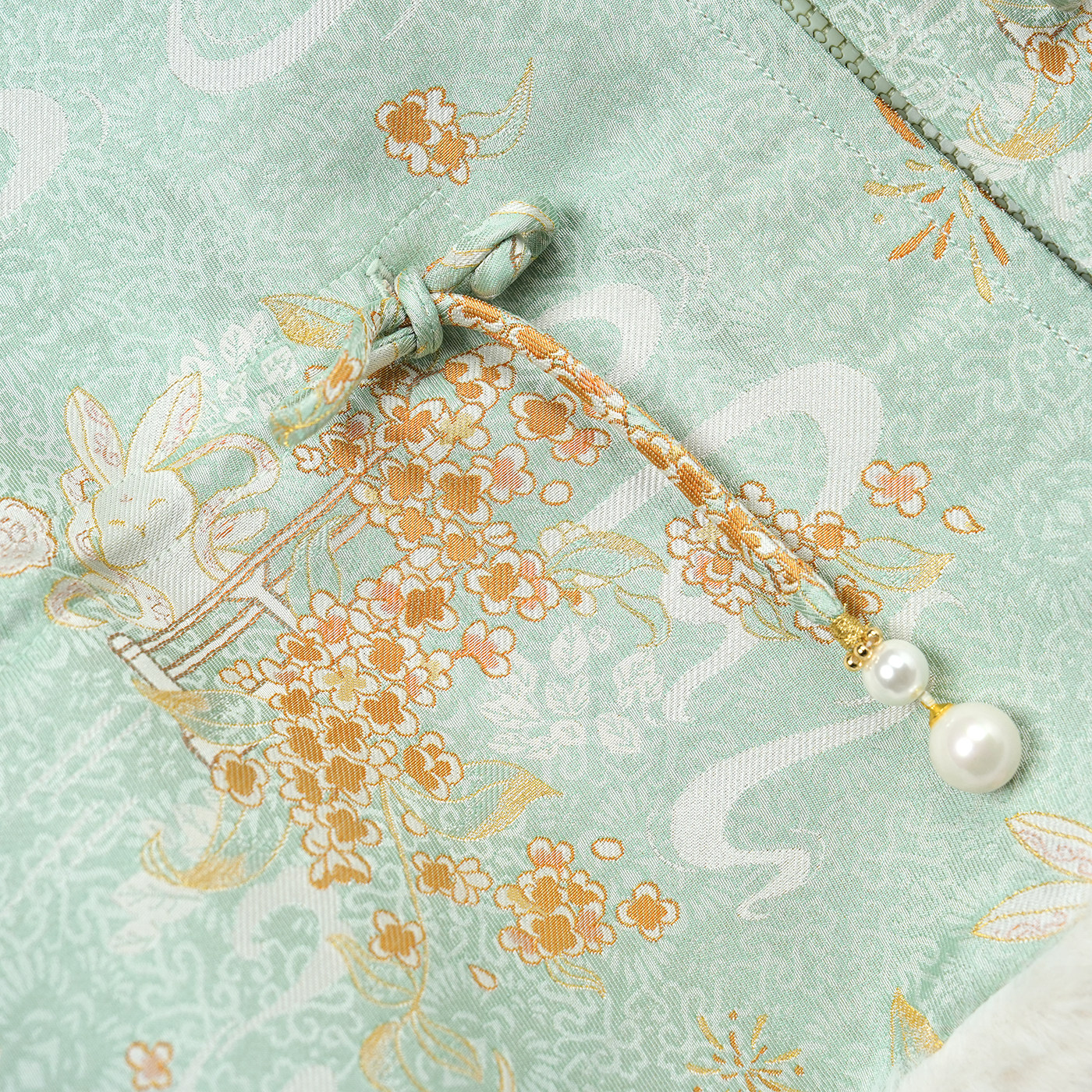 依山锦新中式宋锦100桑蚕丝兔绒棉服连帽外套国风上衣女冬小袄,淘宝优惠券,粉丝福利购,淘宝优惠卷