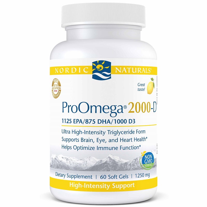 挪威小鱼ProOmega2000D高纯度Omega3深海鱼油 EPA成人DHA维生素D3 - 图3