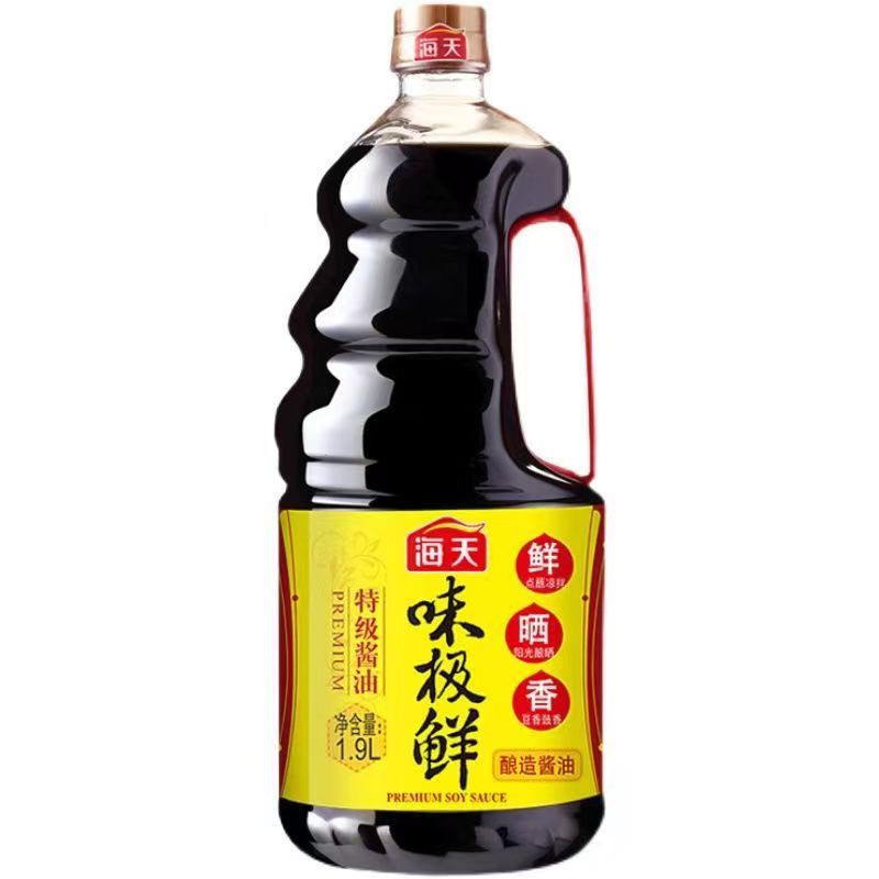 海天酱油味极鲜1.9L蒸鱼豉油煲仔饭酱汁特级生抽酱油海天味极鲜-图3