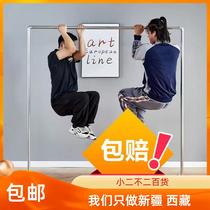 Xinjiang Tibet Steel Tube Clotheshorse Clotheshorse Ground Outdoor Thickening Easy Single Pole Hung Hanger Home Juku