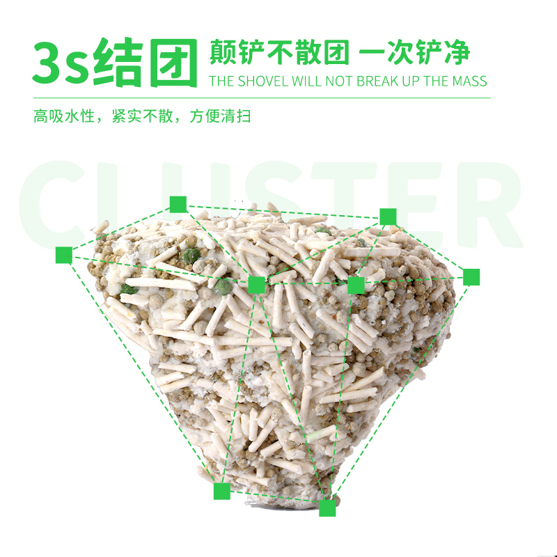 【必囤12包】宠洁优除尿臭味混合猫砂豆腐砂净尘膨润砂60斤实惠装